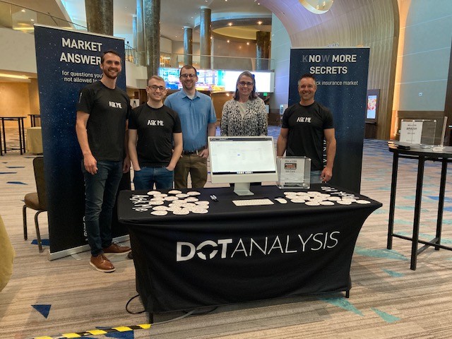 DOT Analysis booth at MCIEF