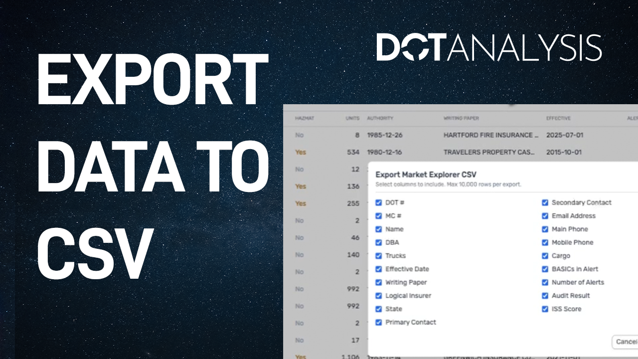 Exporting data to CSV